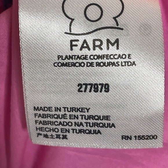 Farm Rio dress maxi NWT color block sz XS tiered - Picture 9 of 12